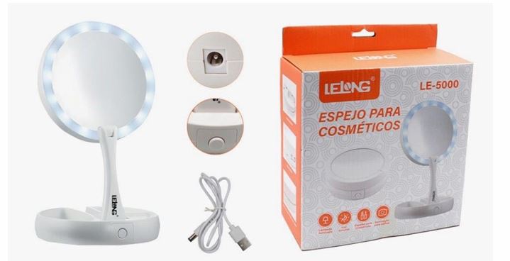 Espejo LED Cosméticos